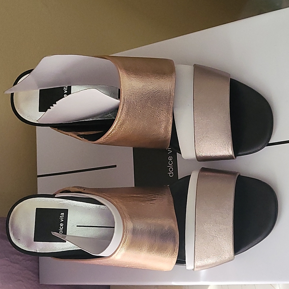 Dolce vita open toes mules